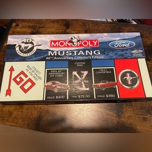40th Anniversary Ford Mustang Edition Monopoly